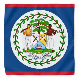 Belize Flag Bandana