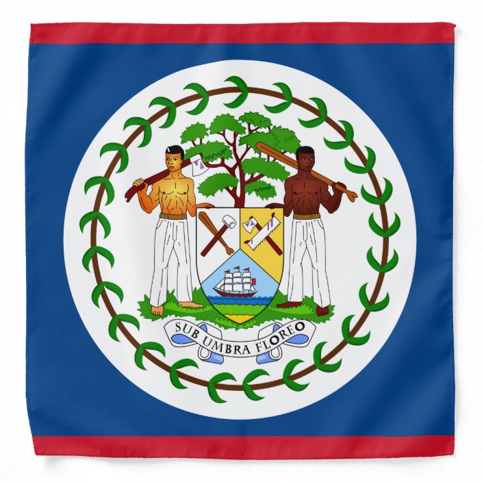 Belize Flag Bandana Zazzle Com