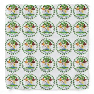 Belize Flag Bandana