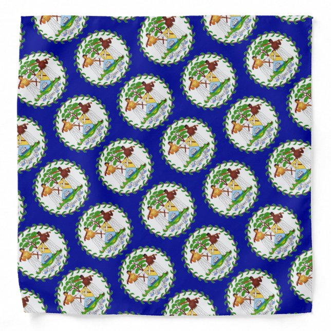 Belize Flag Bandana (Front)