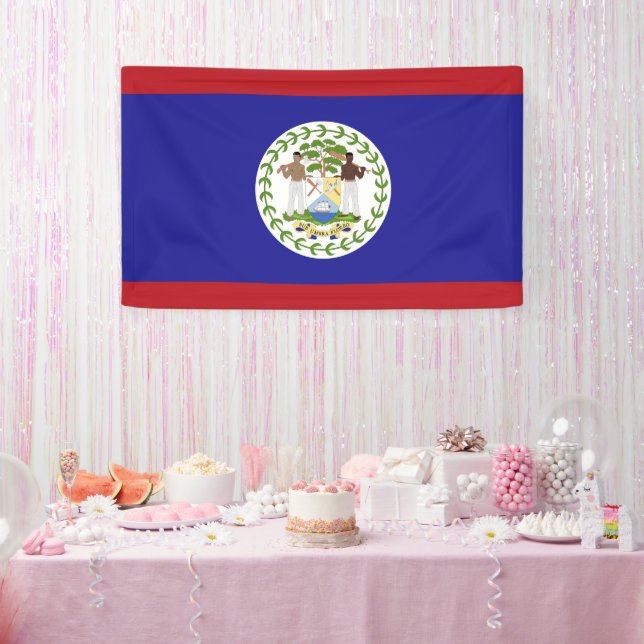 Belize flag banner (Party)