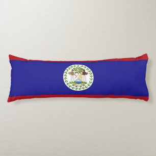 Belize flag body pillow
