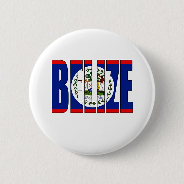 Belize Flag Button (Front)