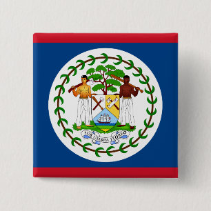 Belize Flag Button