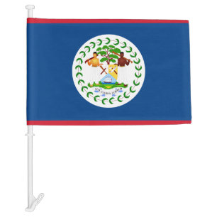 Belize flag Car Flag