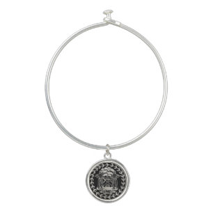 Belize Flag Coat of Arms Pendant Necklace Bangle Bracelet