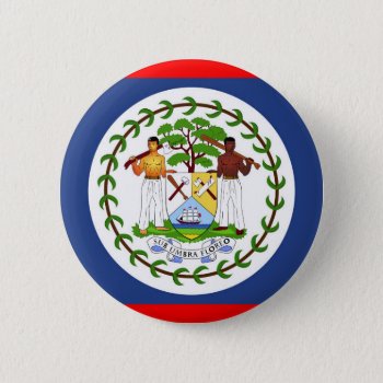 Belize Flag Country Symbol Button by tony4urban at Zazzle