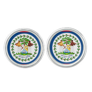 Belize Flag Cufflinks
