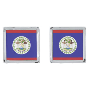 Belize flag cufflinks