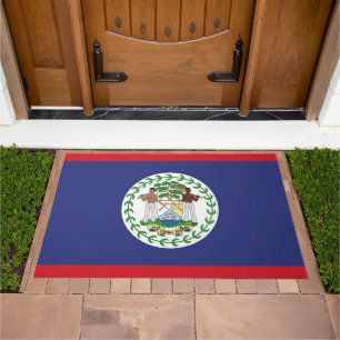 Belize Flag Doormat