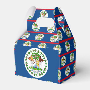 Belize Flag Favor Boxes