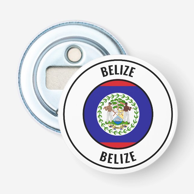 Belize Flag Gorgeous Patriotic Bottle Opener (Front)