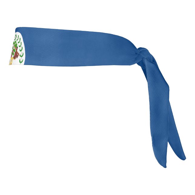 Belize flag Headband (Rotate 90)