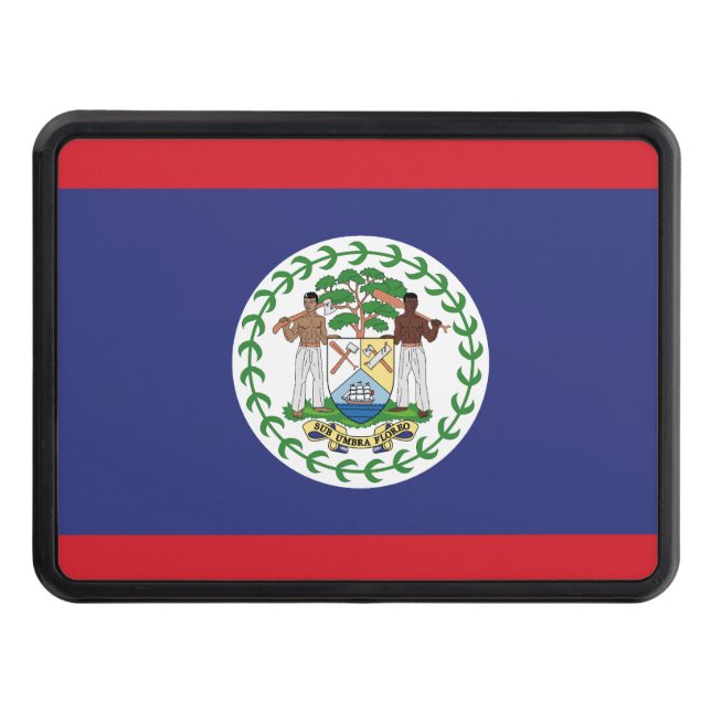 Belize Flag Hitch Cover (Front)