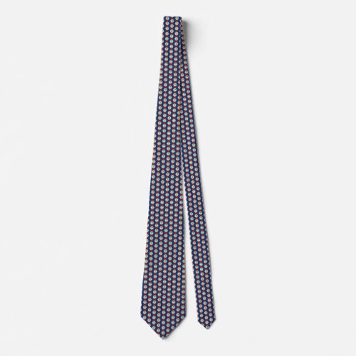 Belize Flag Honeycomb Tie