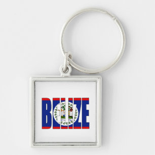 Belize Flag Keychain