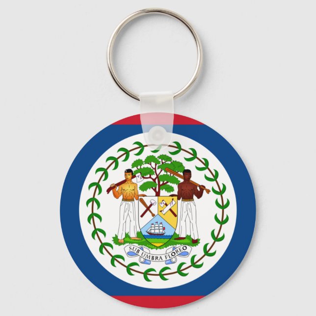 belize flag keychain (Front)