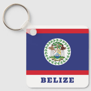 Belize Flag Keychain