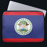 Belize Flag Laptop Sleeve<br><div class="desc">See my store for more Belize items.</div>