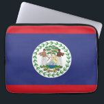 Belize Flag Laptop Sleeve<br><div class="desc">See my store for more Belize items.</div>
