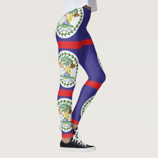 Belize flag leggings