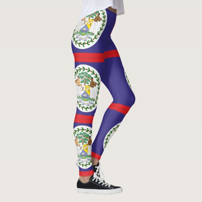 Belize flag leggings (Right)