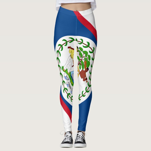 Belize flag leggings (Front)