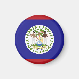Belize flag magnet