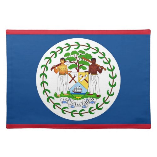 Belize Flag MoJo Placemat