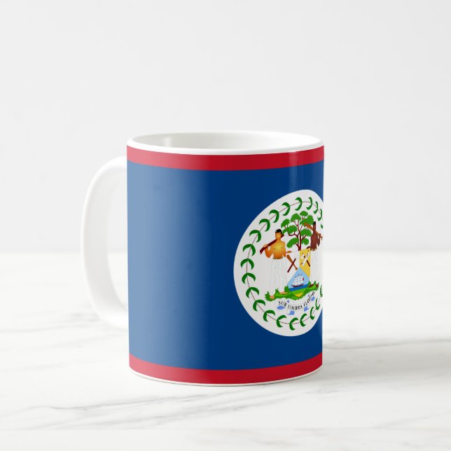 Belize flag Mug (Front Left)