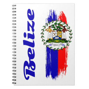 Belize Flag Notebook
