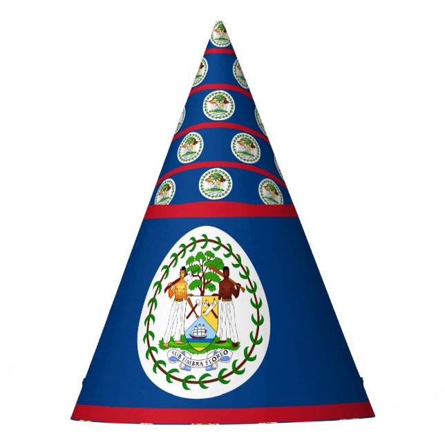 Belize Flag Party Hat (Front)