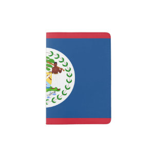 Belize flag Passport Holder
