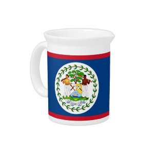 Belize Flag Pitcher