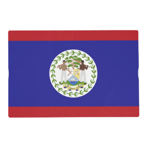 Belize flag placemat
