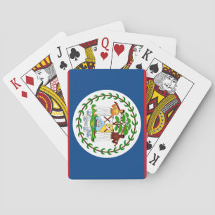 Belize Flag Poker Cards