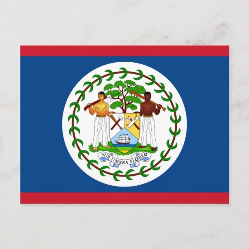 Belize Flag Postcard