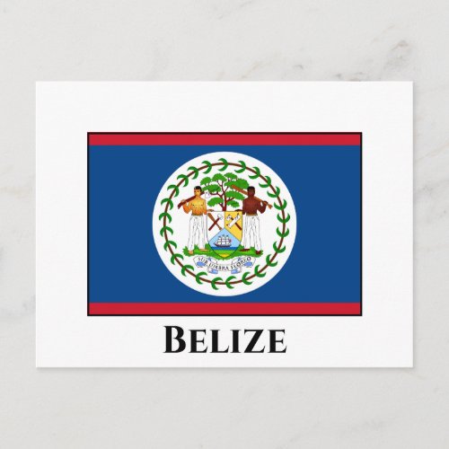 Belize Flag Postcard