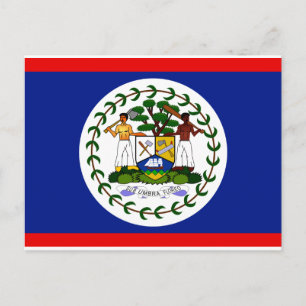 Belize Flag Postcard