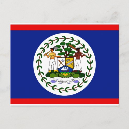 Belize Flag Postcard