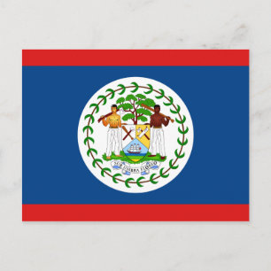 Belize Flag Postcard