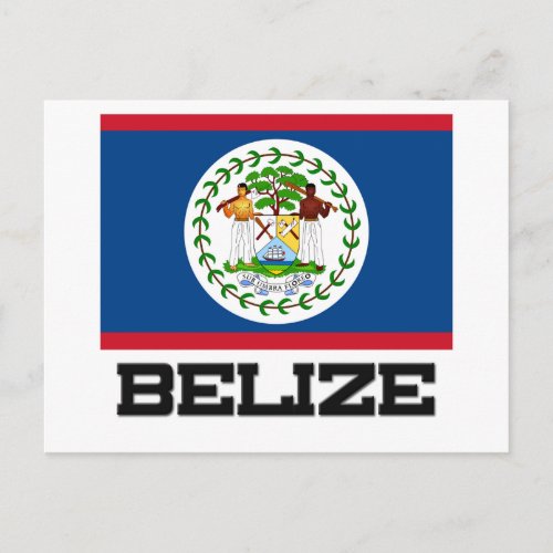 Belize Flag Postcard