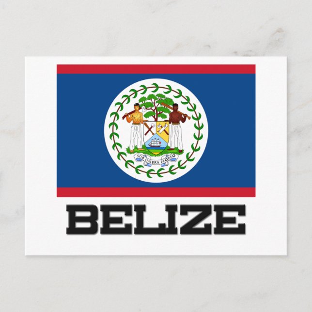 Belize Flag Postcard (Front)