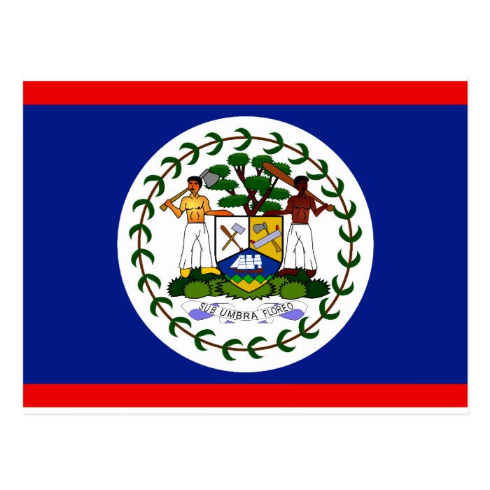 Belize Flag Postcards