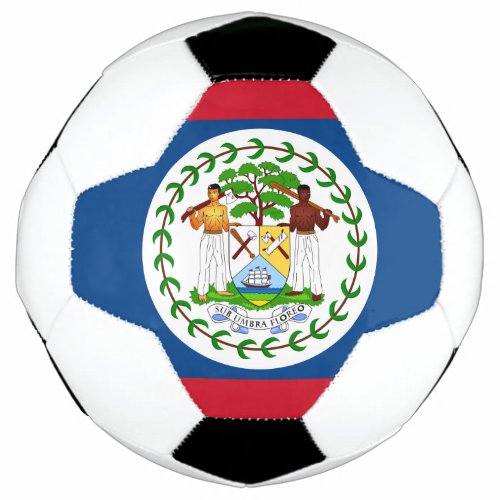 belize flag soccer ball