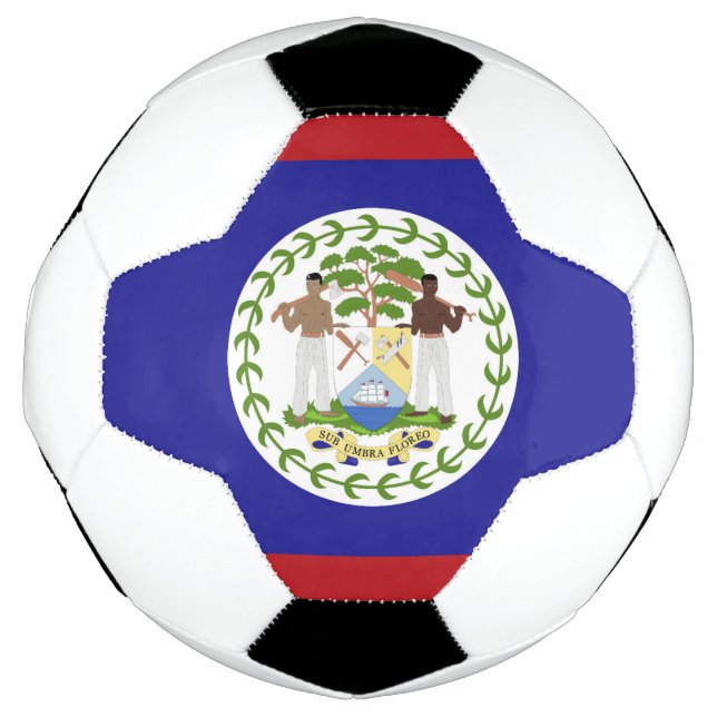 Belize flag soccer ball (Front)