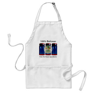 Belize Flag Spice Jars Apron