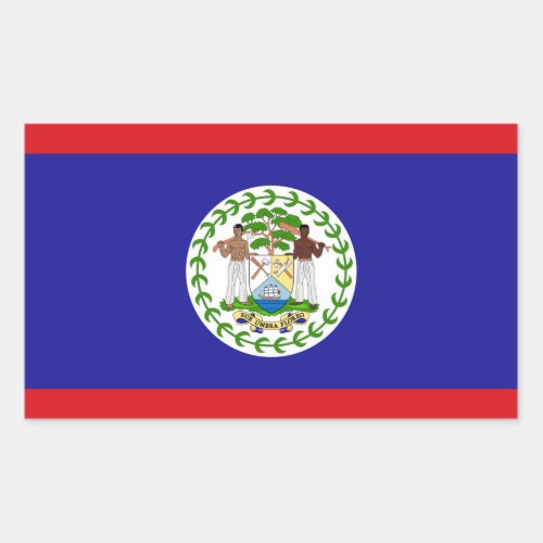 Belize Flag Sticker