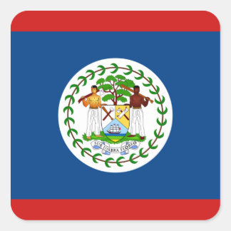 Belize Flag Sticker