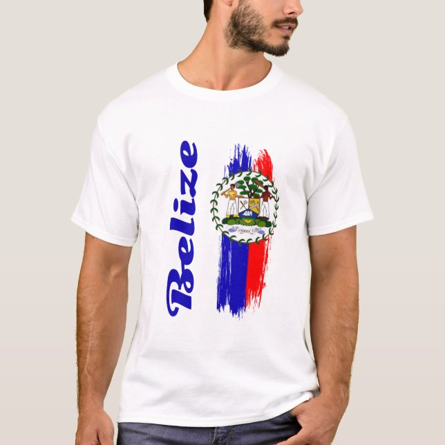 Belize Flag T-Shirt (Front)